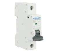 Wengart 20A 1-Pole MCB Circuit Breaker, 10kA High Breaking Capacity, AC 230V Type B Curve, 18mm Single Module for Radial Circuits & Immersion Heaters, 18th Edition BS 7671 Compliant (WGM12-63H)