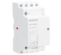 Wengart 20A 24V AC Contactor for HVAC Engineers & Automation Installers, 230V Coil Burnouts & Complex Interlocking, 36mm 2-Module Profile with 2NO2NC Changeover Logic