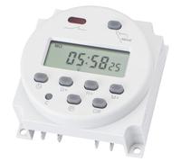 Wengart 220V Volt-Free Timer Switch CN101A, Weekly Programmable Digital Time Relay, 16A Dry Contact Switch for Pond Pumps, Towel Rails & Chicken Coops, LCD Display, 1M-168H Configurable