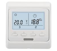 Wengart 230V Programmable UFH Thermostat for Extension Builders & Renovators, Fried Boiler Motherboards & 16A Overloads, Active 3A Motorized Valve & Thermal Actuator Drive (WG806)