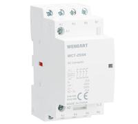 Wengart 25A AC Contactor for EV Installers & HVAC Techs, Main Fuse Overloads & Hallway Noise Mistakes, 36mm 2-Module Frame with Tactile 4NC Fail-Safe Logic (WCT-25)