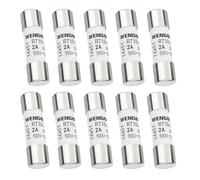 Wengart AC Cylindrical Ceramic Fuse RT18-63 (RO16), AC500V 2A, 100kA, 14x51mm, 10 pieces, Suitable for Household Appliances, Industrial Equipment,Building Electrical