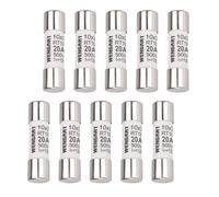 Wengart AC Cylindrical Fuse Link RT18-32 (RO15), AC500V 20A, 120kA, 10x38mm, 10 pieces, Strong Breaking Capacity, Can Reliably Protect The Circuit