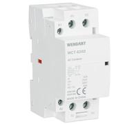 Wengart Advanced AC Contactor WCT-63, 50Hz/60Hz AC230V 63A 2NC, Superior Life Expectancy, Ultra-Quiet, Energy-Efficient, Small Size, Plus More Features for Home Electronics, White