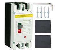 Wengart DC MCCB Molded Case Circuit Breaker for Large-Scale Solar & Off-Grid Battery Engineers, Main Battery Overloads & DIN Rail Sizing Mistakes, 500V 2-Pole Bolt-Down Surface-Mount Chassis