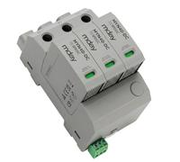 Wengart DC Surge Protector 1500V 3P Type 2 SPD Photovoltaic Derivator 20-40kA with Remote Signal Contact TÜV, up to ≤ 5.2kV Lightning Protection for Industrial