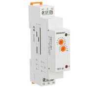 Wengart Delay ON Time Relay TBT7-B1, Universal AC/DC 12V-240V Wide Voltage Timer, 16A SPDT Single Function Delay-on-Make Relay, DIN Rail Mount for Staggered Motor Starts & Pump Protection