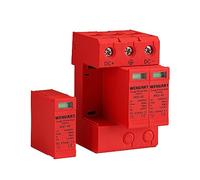 Wengart Surge Protective Arrester Device, 1000V 3P 30-60KA, Low Voltage Arrester Device for Lightning Protection Power Distribution and Control Appliances, 36mm DIN Rail Mount
