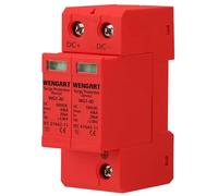 Wengart Surge Protective Arrester Device, 500V 2P 20-40KA, Low Voltage Arrester Device for Lightning Protection Power Distribution and Control Appliances, 36mm DIN Rail Mount