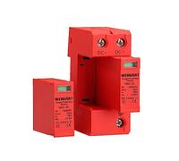 Wengart Surge Protective Arrester Device, DC1000V 2P 10-20KA, Low Voltage Arrester Device for Lightning Protection Power Distribution and Control Appliances,36mm DIN Rail Mount