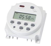 Wengart Timer Switch CN101A,12V Weekly Programmable Time Relay, Digital LCD Display, 1M~168H Configurable, Manual/Automatic Control,Adaptable to a Variety of Timing Tasks