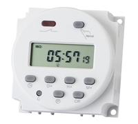 Wengart Timer Switch CN101A, 24V Weekly Programmable Time Relay, Digital LCD Display, 1M~168H Configurable, Manual/Automatic Control,Adaptable to a Variety of Timing Tasks