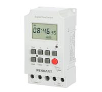 Wengart Timer Switch,LR316S 230V,Digital LCD Power Weekly Programmable Timer,Automatically Turn off unnecessary Appliances According to the Time you set to Reduce Energy Waste