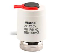 Wengart Underfloor Heating Actuator WG20, M30*1.5 Normaly Closed AC230V Suitable for Almost All Common Heating Circuit Manifolds (1)