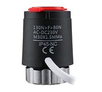 Wengart Underfloor Heating Actuator WG2213, AC 230V Thermal Electric Actuator for Manifold, M30 x 1.5mm Thread, Normally Closed 2-Wire with Visible Status Indicator, Energy-Efficient, IP54