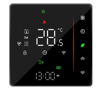 Wengart WiFi Smart Thermostat for Underfloor Heating Installers & Home Renovators, Incompatible Boiler Burnouts & Multi-Zone Management, Software-Switchable NC/NO Actuator Logic (BHT006)