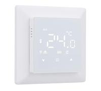 Wengart WiFi Smart Thermostat WG511, Underfloor Water Heating Controller with Window Opening Detection, Heating & Cooling Modes, 230V 3A, Fits Standard 86mm Square & 60mm Round Back Boxes