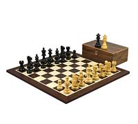 Wenge Chess Set 21 Inch with Weighted Ebonised Classic Staunton Chess Pieces 3.75 Inch