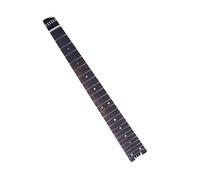 Wenge Wood Electric Guitar Neck Headless Part 24 Frets 6 String Black 5.6cm Width