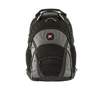 Wenger 600635 SYNERGY 16" Laptop Backpack, Padded laptop compartment with iPad/Tablet/eReader Pocket in Black/Grey {26 Litres}