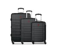 WENGER Amplar Evo Parent, black, Kofferset + (3-teilig), Hard luggage