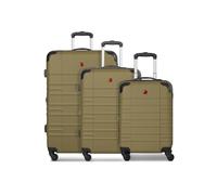 WENGER Amplar Evo Parent, olive, Kofferset + (3-teilig), Hard luggage