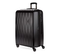 Wenger Energie Large Hardside Case with 4 Wheels, Trolley, Large, 106 (120) l, Safety Lock, Women Men, Travel Holiday, Black, 653598