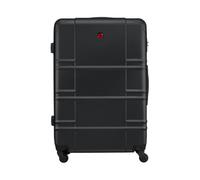 Wenger Itinera L Hard-Shell Suitcase, 99 l Large Travel Trolley, Black