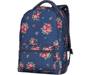 Wenger Laptop Roses Backpack Colleague 22L, 16" 40cm Padded - Blue Floral