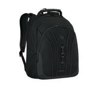 WENGER Legacy Black Series 653629 Laptop Backpack with Tablet Compartment, Notebook up to 16 Inches, 24 Litres, for Men and Women, Business, University, School, Travel