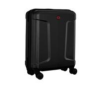 Wenger Legacy Carry-On Hard-Shell Suitcase, 39/44 l Expandable, Black | Cabin suitcase 40 x 54 x 20 cm for business travel with TSA lock, double-coil zipper and 4 double wheels