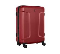 WENGER Legacy Medium Hardside Case with 4 Wheels, Trolley, Medium, 66 (79) l, Safety Lock, Women Men, Travel Holiday, red, 610872