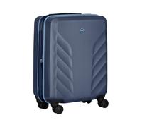 Wenger Motion Carry-On Suitcase S, 36/43 l Expandable Hardside Case, Navy | Carry-on suitcase 40 x 54 x 20/25 cm for city breaks and business travel with TSA lock and 4 double wheels