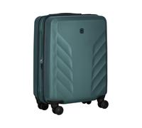 Wenger Motion S Carry-On Suitcase 36/43 l Expandable TSA Lock Green | Hard-shell cabin suitcase 40 x 54 x 20/25 cm for city breaks and business travel with 4 double wheels and secure zipper
