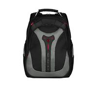 Wenger Pegasus laptop backpack with tablet pocket, notebook up to 17 inches, tablet up to 12 inches, organizer, 25 L, for men and women, office, business travel or uni, grey, 600639