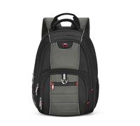 Wenger Pillar 600633, 16 Inch Laptop Backpack, Triple Protect Compartment with Case-Stabilizing Platform, 25 Litre Capacity, Work, School, Travel, Commuting, Black/Grey 25 x 38 x 48 cm