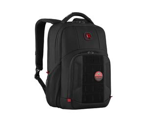 Wenger Premium PlayerMode 15.6 inch Laptop Backpack - Water-Resistant, Shockproof Notebook Bag with Protective Sleeve, Organizer Pockets, Padded Shoulder Straps - Travel, Business