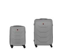 Wenger Prymo 2 Piece Luggage Set, Carry-On & L Suitcase, Expandable | Hard-shell luggage set for holidays with 36/43 l and 93/107 l expandable volume, TSA lock and double spinner wheels