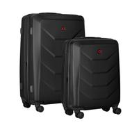 Wenger Prymo 2 Piece Luggage Set Carry-On & L Suitcase Expandable | Hard-shell suitcases with 36/43 l and 93/107 l volume, TSA lock, double coil zip and smooth double spinner wheels
