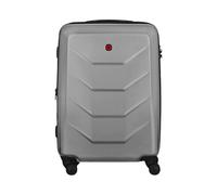 Wenger Prymo 4-Wheel Hard Shell Suitcase with TSA Lock, Lightweight Travel Trolley for Travel & Holidays, Unisex, Silver, Medium