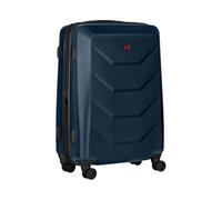Wenger Prymo Hard-Shell Suitcase M, 59/67 l Expandable, TSA Lock | Medium suitcase 45 x 65 x 26 cm for holidays and travel with 4 double wheels, ID tag and double-coil zipper