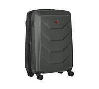 WENGER Prymo Hard Suitcase with 4 Wheels, Trolley, Hand Luggage, Rigid Structure, Lock, Man Woman, Travel Holiday, Black, anthracite, M