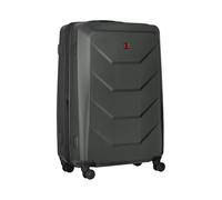 WENGER Prymo Hard Suitcase with 4 Wheels, Trolley, Hand Luggage, Rigid Structure, Lock, Man Woman, Travel Holiday, Black, anthracite, L