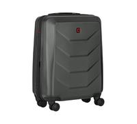 WENGER Prymo Hard Suitcase with 4 Wheels, Trolley, Hand Luggage, Rigid Structure, Lock, Man Woman, Travel Holiday, Black, anthracite, Carry-On