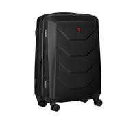 Wenger Prymo Medium hardside case with 4 Wheels, mid-Sized, 59 (67) L, Hardshell, Security Lock, for Men and Women, Travel or Vacation, Black, 612537