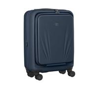 WENGER Skyon Carry-On Hard-Shell Suitcase, Carry-On, Trolley, 35 (45) l, Laptop and Tablet Compartment, Security Lock, Travel Holiday, Blue, 653565