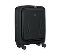 WENGER Skyon Carry-On Hard-Shell Suitcase, Carry-On, Trolley, 35 (45) l, Laptop and Tablet Compartment, Security Lock, Travel Holiday, Black, 653563