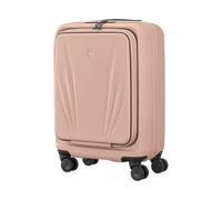 Wenger Skyon Carry On Hard Shell Suitcase, S, Trolley, 35 (45) L, Laptop and Tablet Compartment, Security Lock, Travel Holiday, Rosé