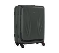 Wenger Skyon L Hard-Shell Suitcase 103/120 l Expandable Anthracite | Large 51 x 73 x 30 cm trolley for holidays with TSA lock, double-coil zipper, USB port and 4 double wheels