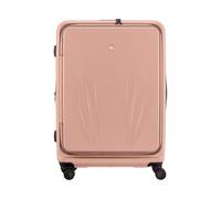 Wenger Skyon L Hard Shell Suitcase, Trolley with 4 Wheels, L, 103 (120) L, Security Lock, Women/Men, Travel Holiday, Rosé
